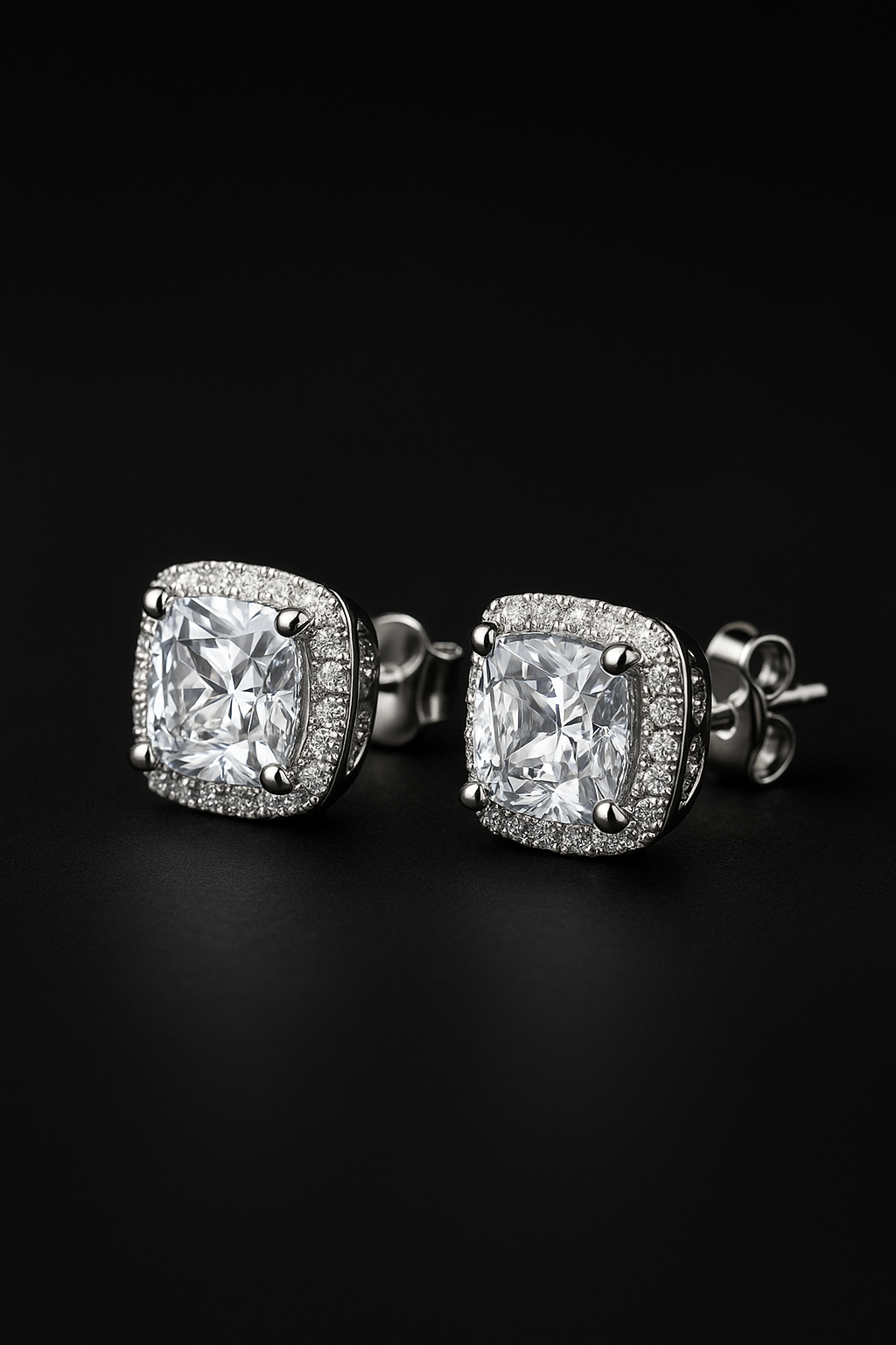 Men’s Stud Earrings in 925 Sterling Silver