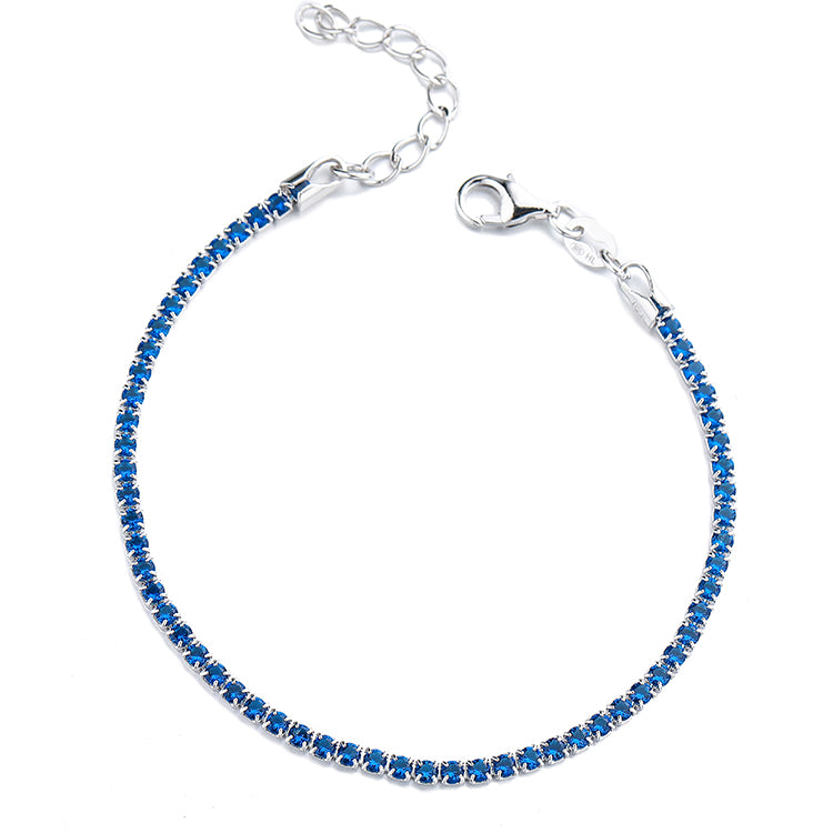 Bracelet Delicate Zircon in sterling silver 925
