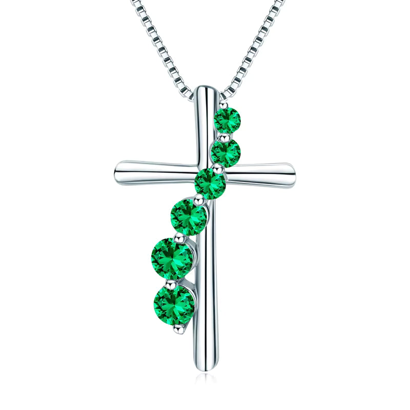 Necklace in 925 Sterling Silver with Cubic Zirconia
