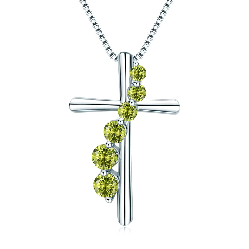 Necklace in 925 Sterling Silver with Cubic Zirconia