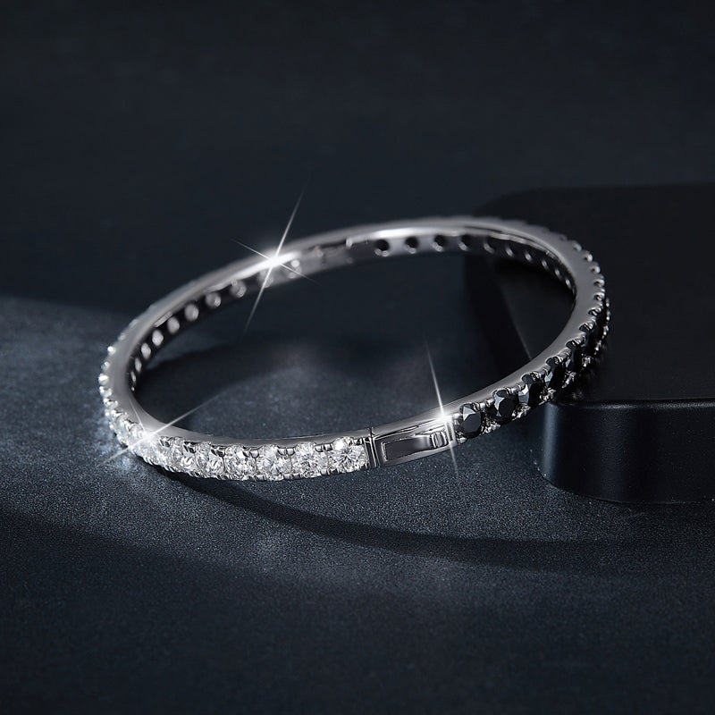 Bracelet in Sterling Silver 925 – 4mm Round Cut
