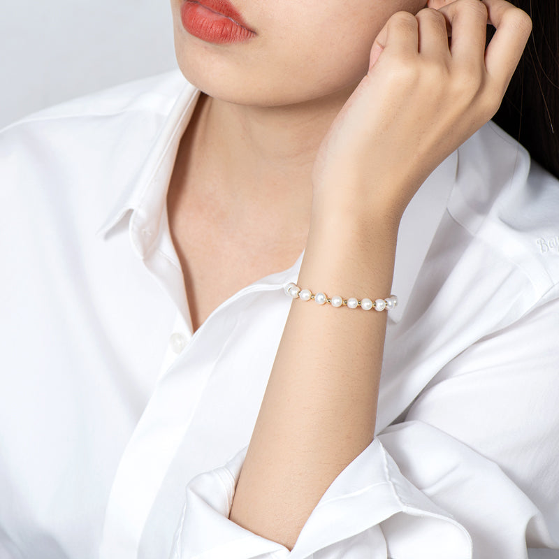 Bracelet Adjustable Korean Style in sterling silver 925