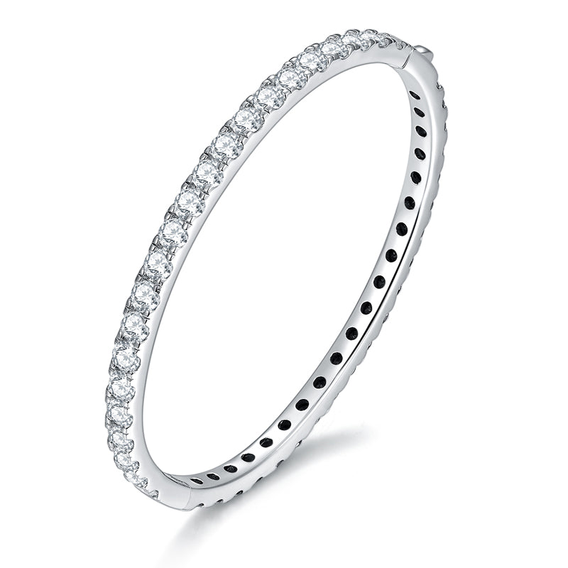 Bracelet in Sterling Silver 925 – 4mm Round Cut