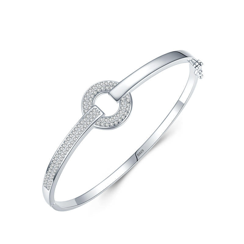 Bracelet Zircon in sterling silver 925