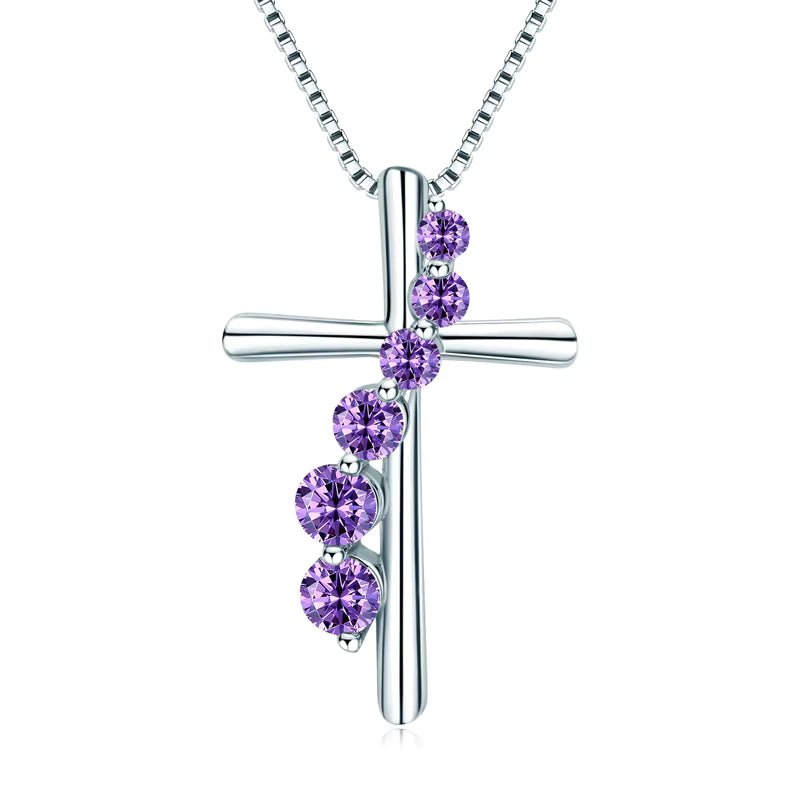 Necklace in 925 Sterling Silver with Cubic Zirconia