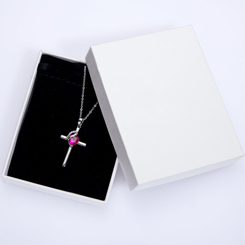 Necklace in 925 Sterling Silver with Cubic Zirconia