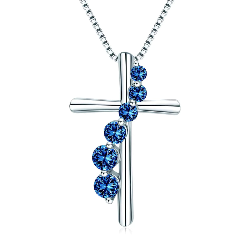 Necklace in 925 Sterling Silver with Cubic Zirconia