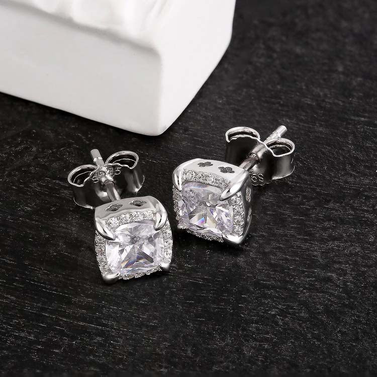 Men’s Stud Earrings in 925 Sterling Silver