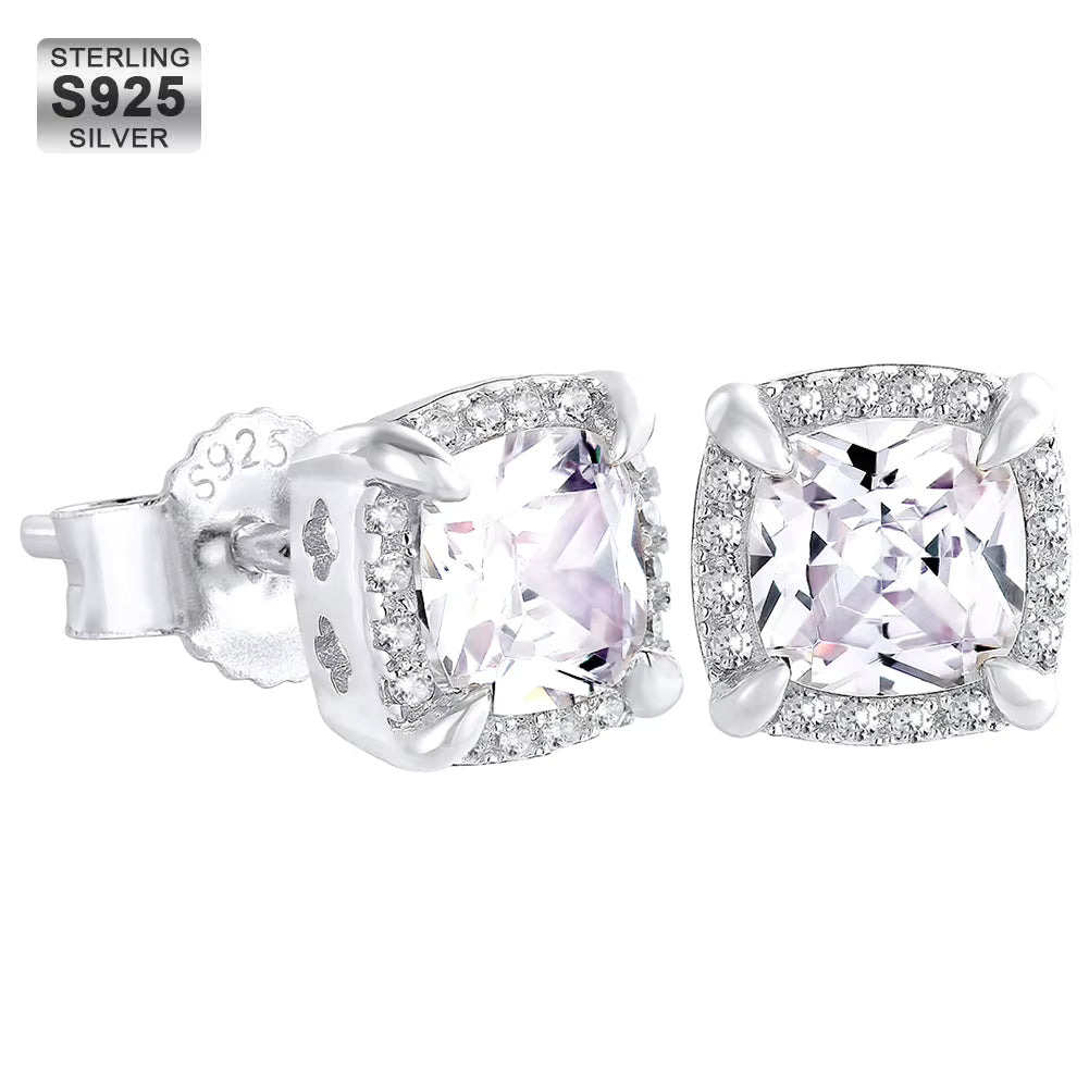 Men’s Stud Earrings in 925 Sterling Silver