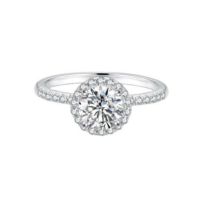 Ring Elegant Shine in moissanite stone silver 925