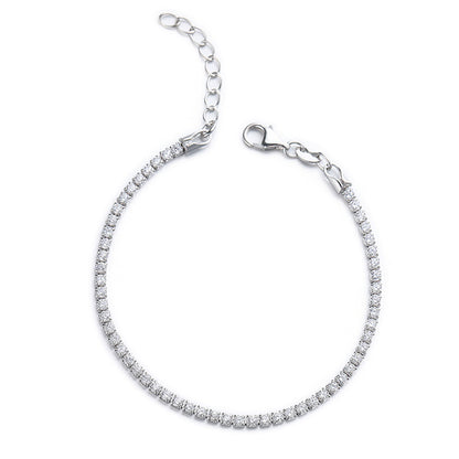 Bracelet Delicate Zircon in sterling silver 925