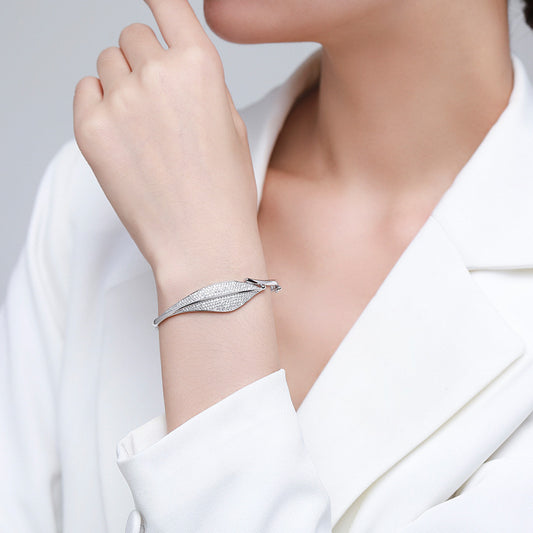Bracelet  Sparkling Zircon in sterling silver 925