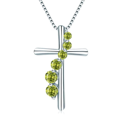 Necklace in 925 Sterling Silver with Cubic Zirconia
