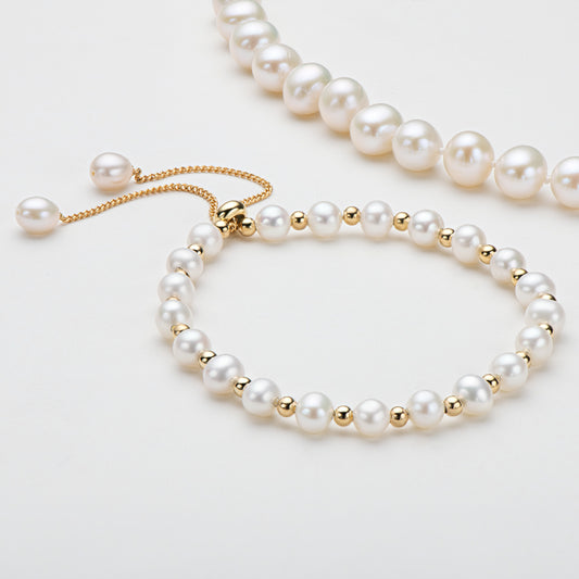 Bracelet Adjustable Korean Style in sterling silver 925