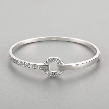 Bracelet Zircon in sterling silver 925