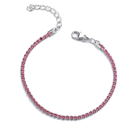Bracelet Delicate Zircon in sterling silver 925
