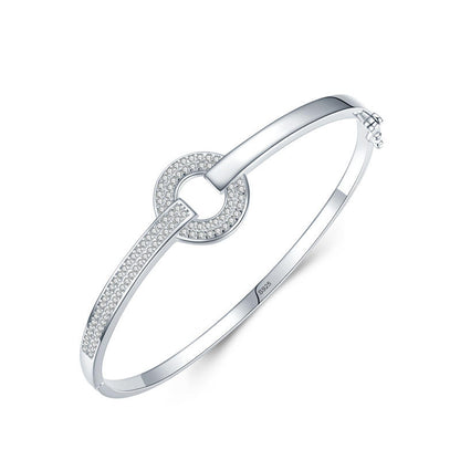 Bracelet Zircon in sterling silver 925