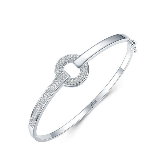 Bracelet Zircon in sterling silver 925