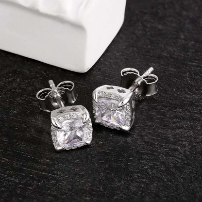 Men’s Stud Earrings in 925 Sterling Silver