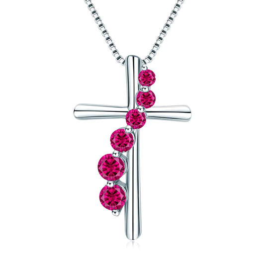 Necklace in 925 Sterling Silver with Cubic Zirconia
